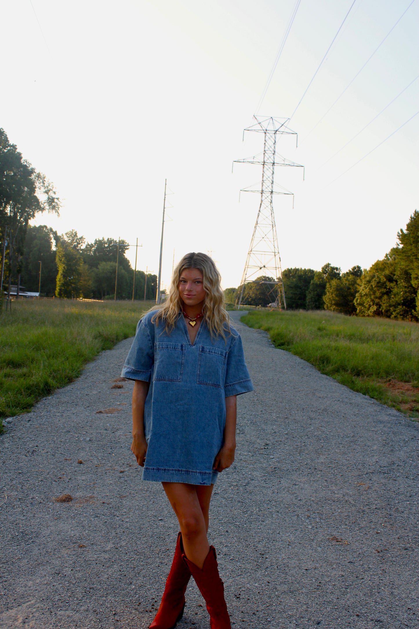 Downtown Denim Dress