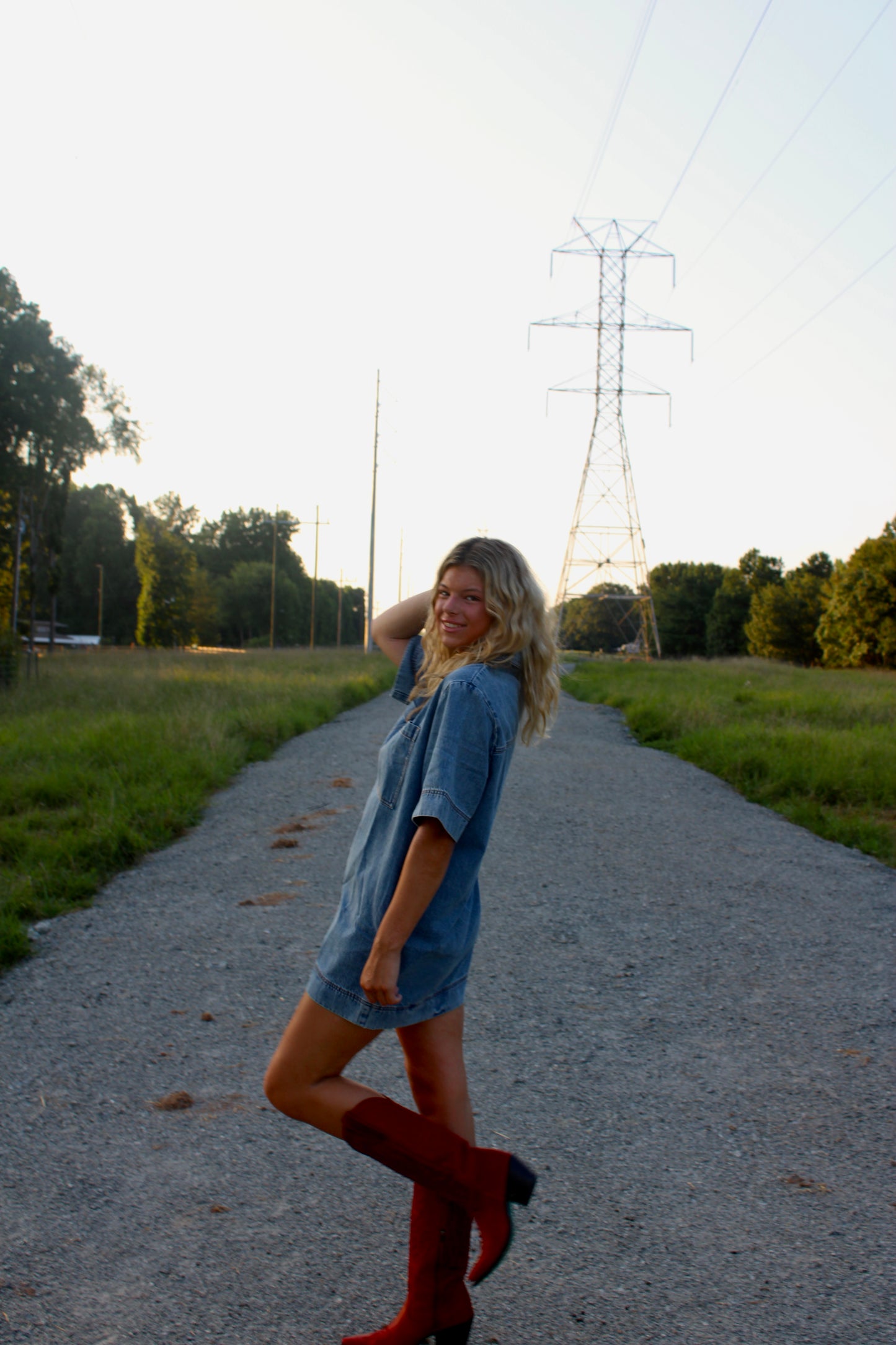 Downtown Denim Dress