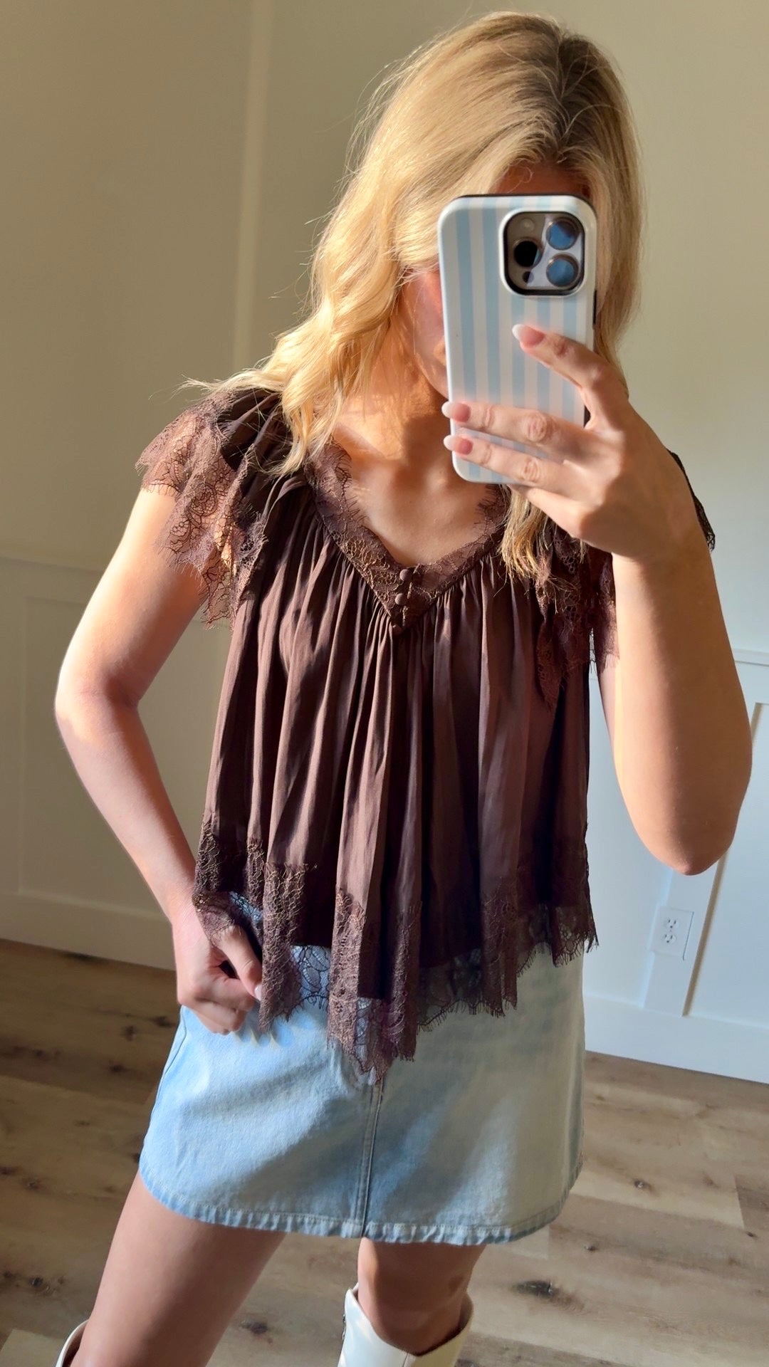 Sweet November Lace Top