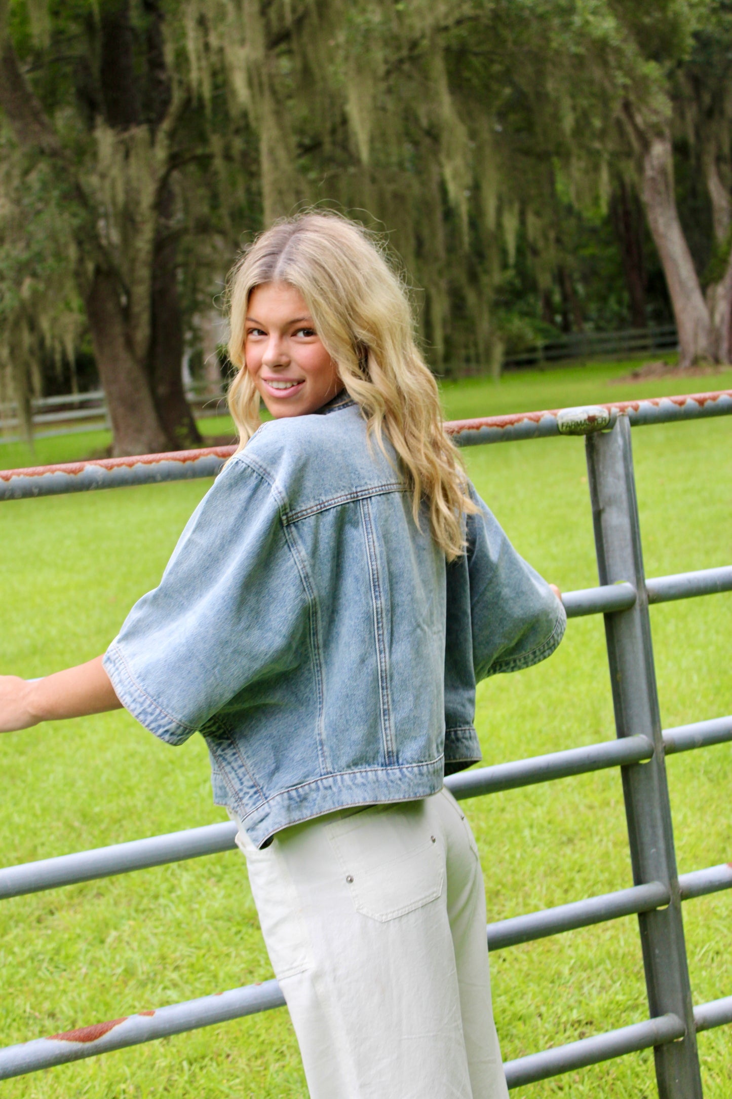 Driftwood Cape Denim Jacket