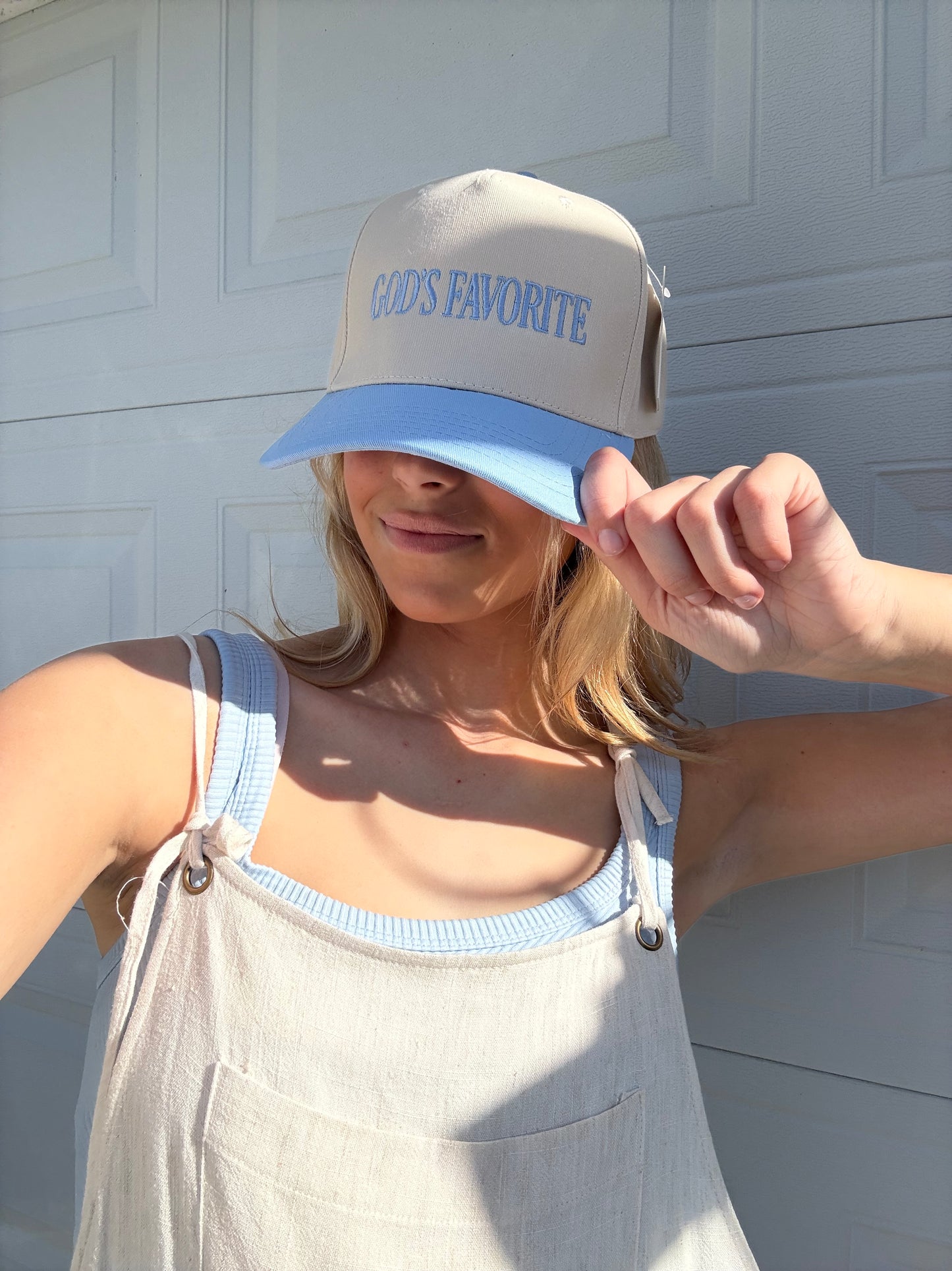 Gods Favorite Vintage Hat in Blue