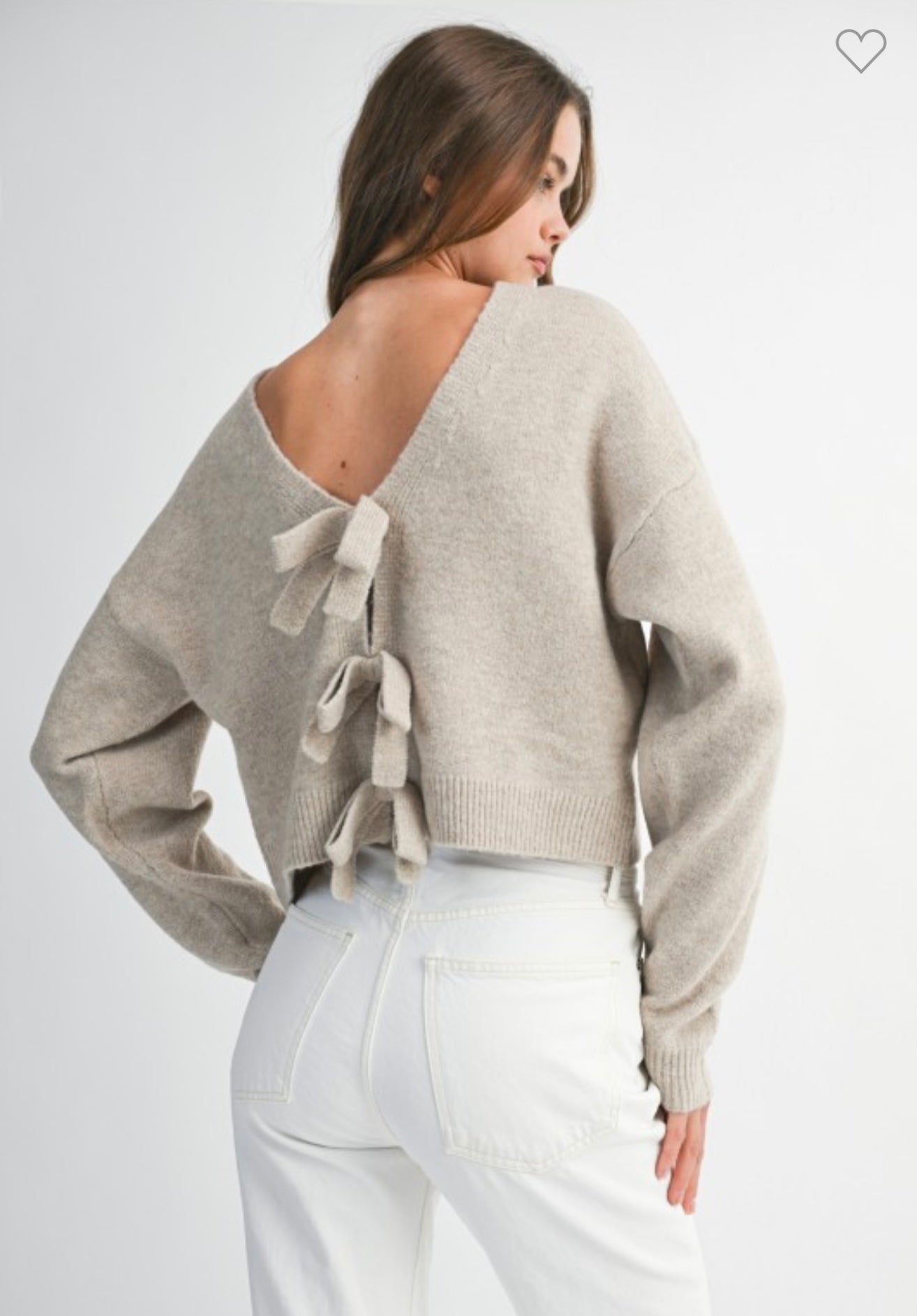 Bows In Such Reversible Sweater