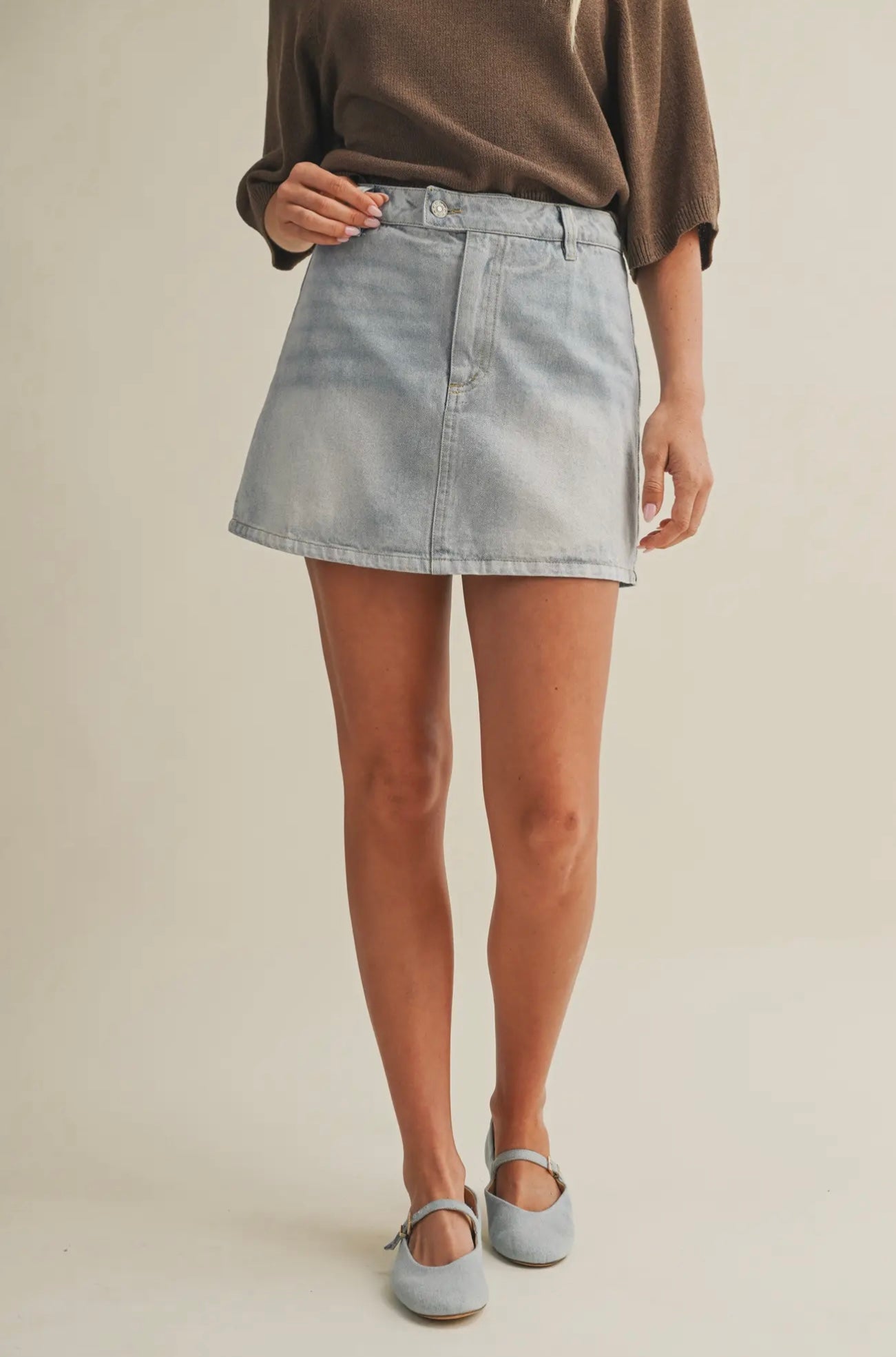 The Heritage Denim Skirt