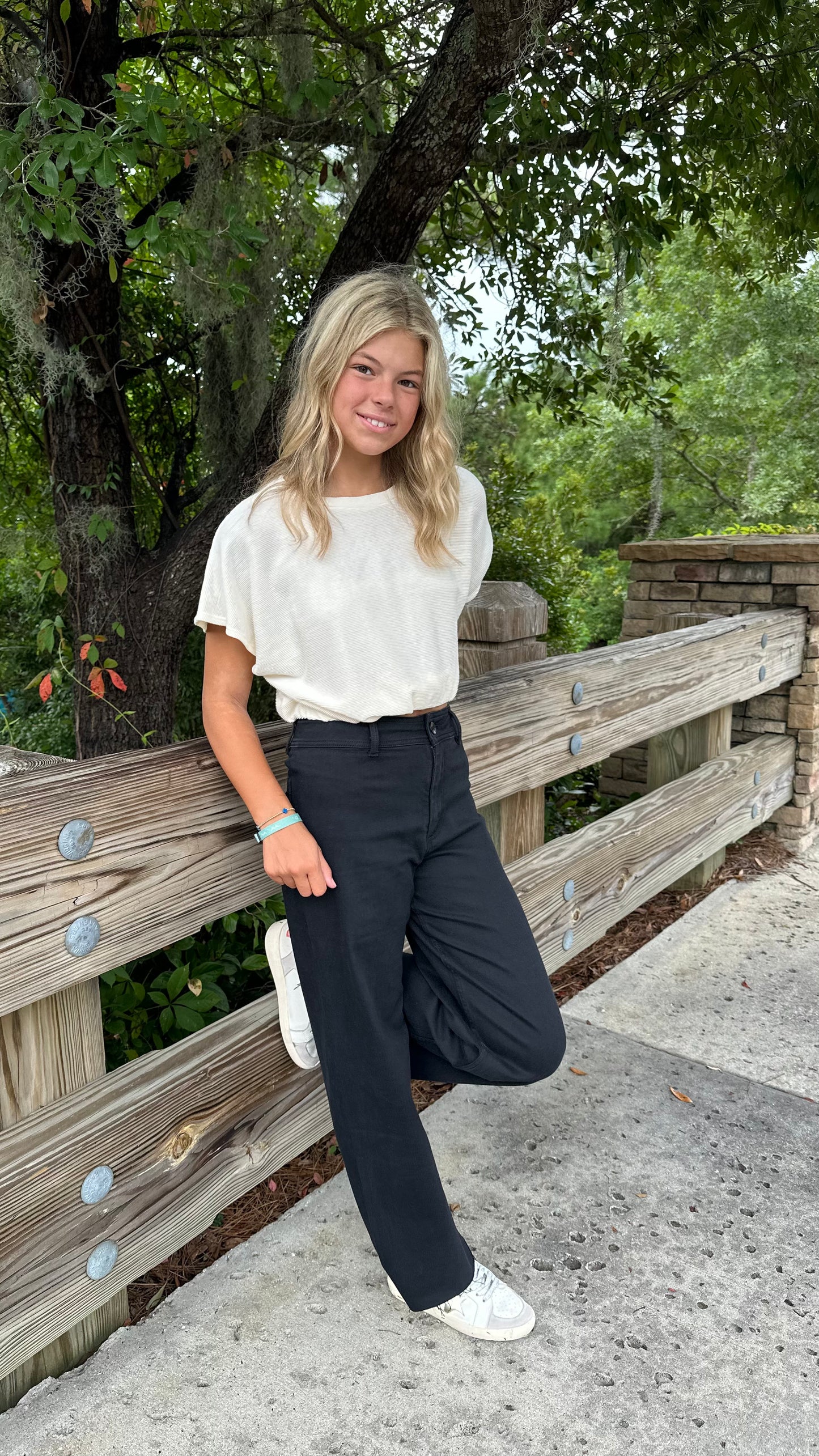 All Eyes On Me Wide Leg Denim Pants Black