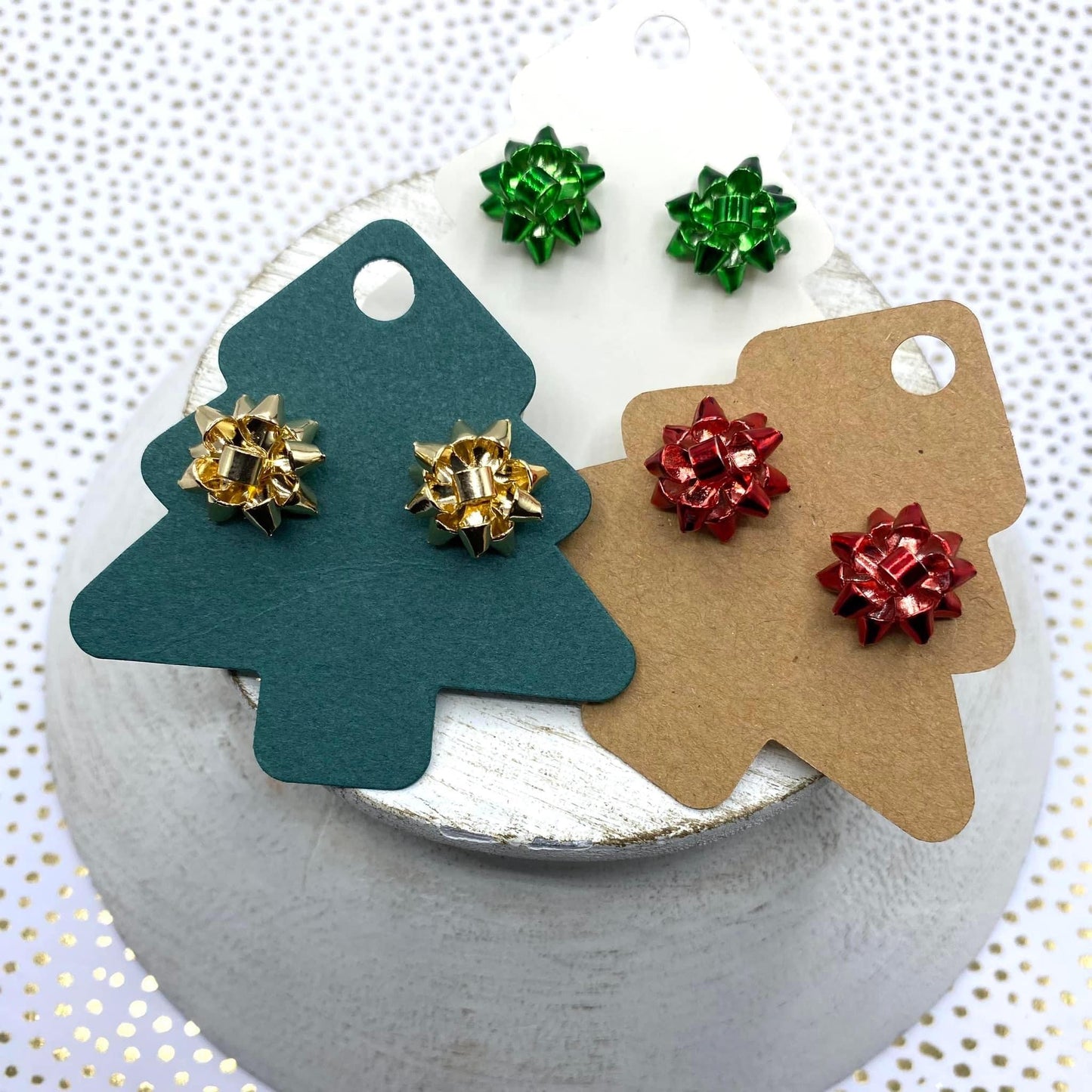 Holiday Bow Earrings