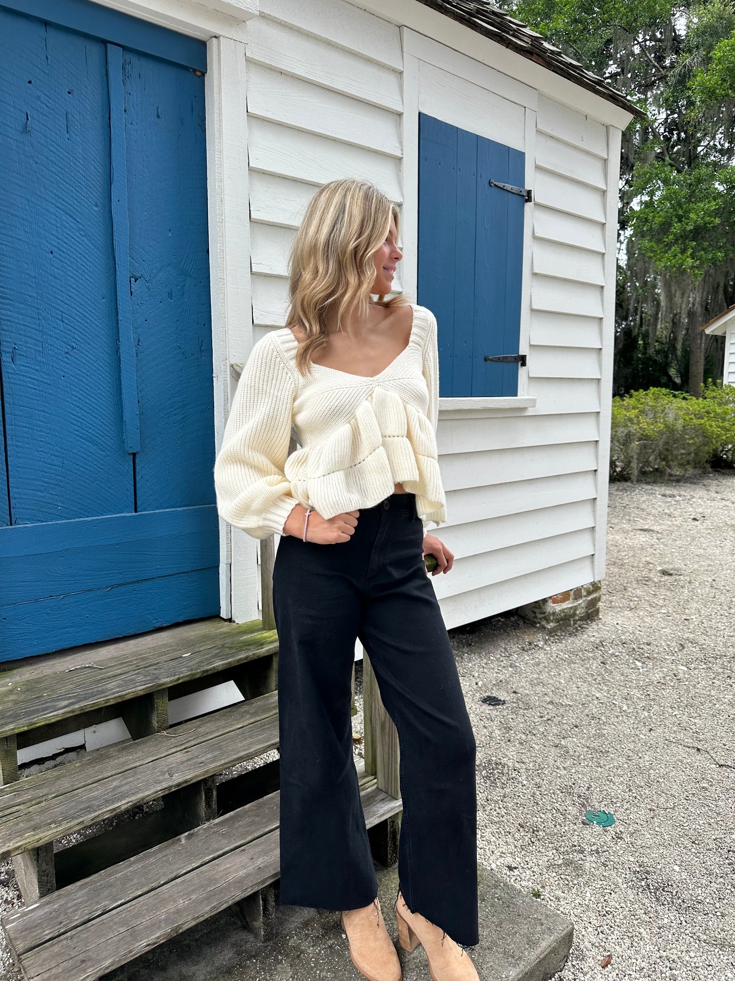 Timeless Ruffle Sweater
