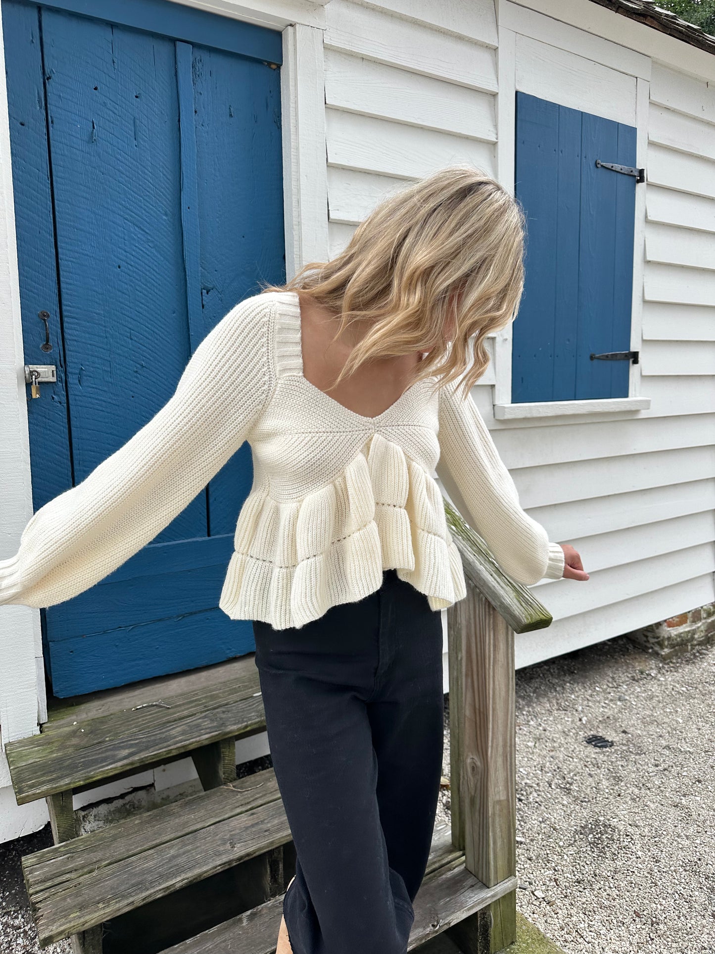 Timeless Ruffle Sweater