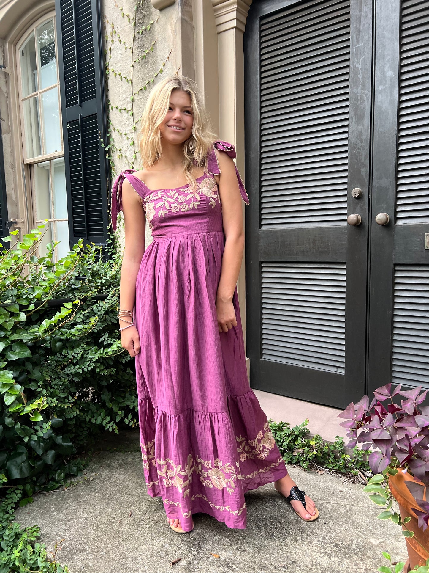 Enchanted Embroidered Maxi Dress