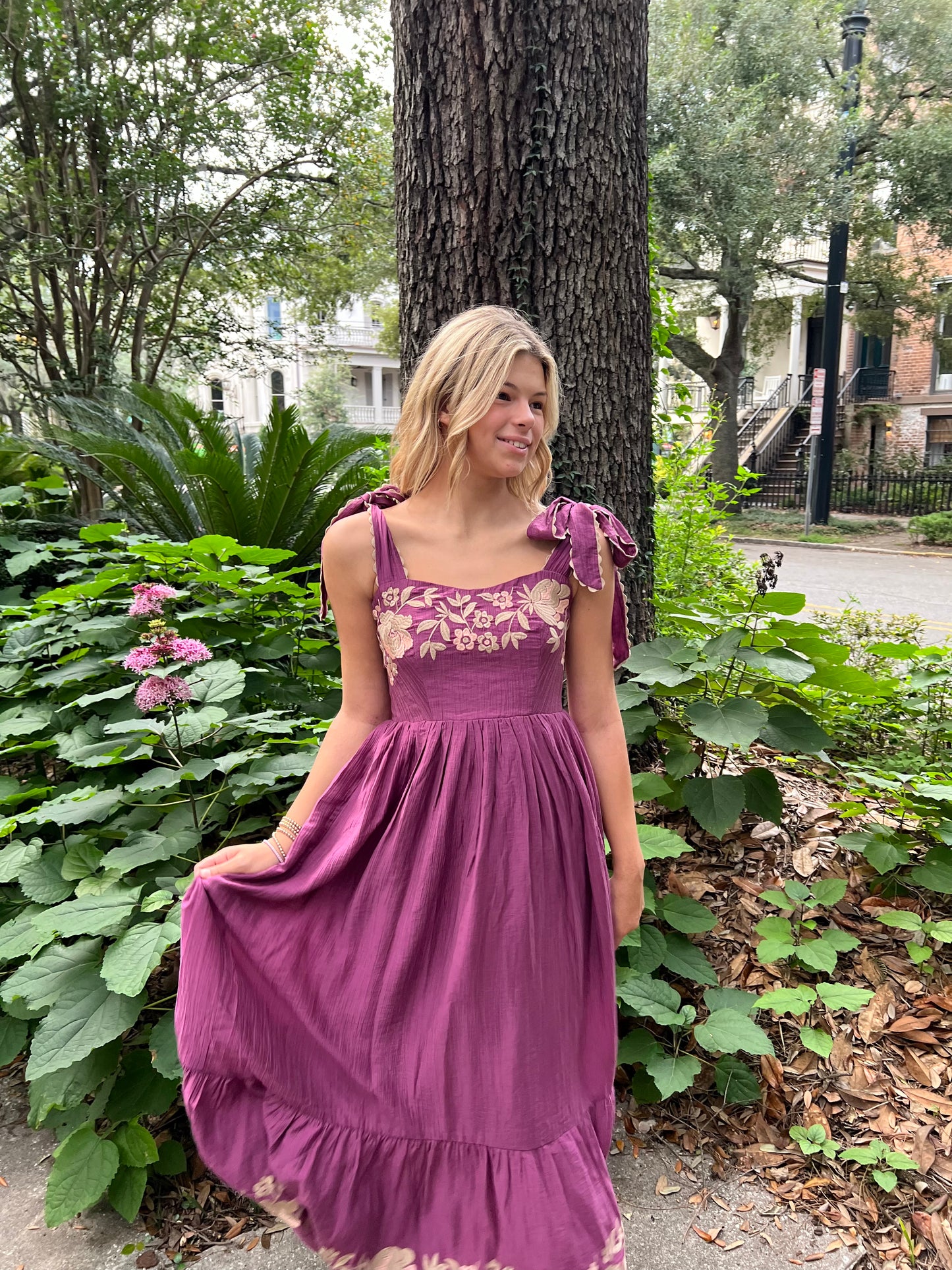 Enchanted Embroidered Maxi Dress