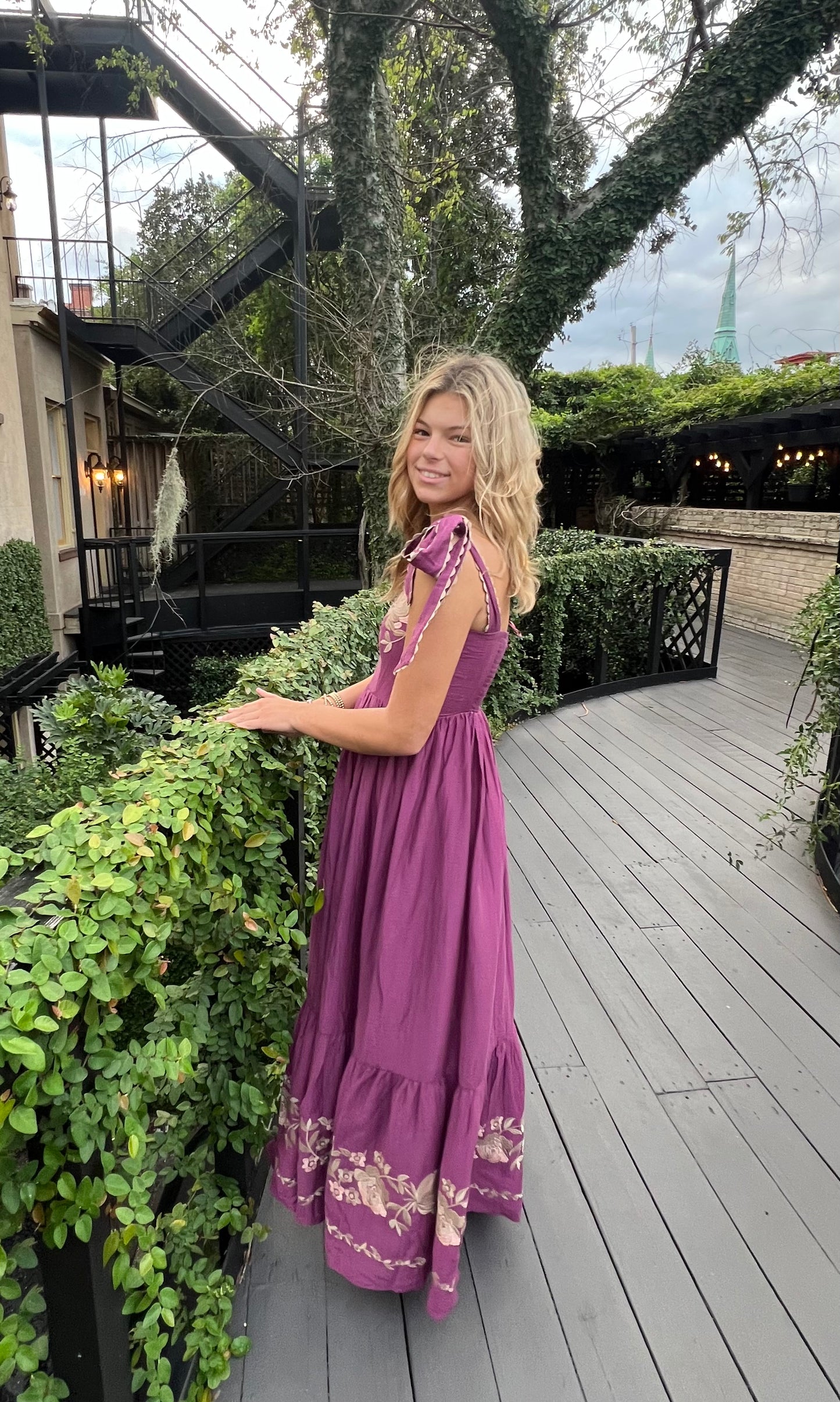 Enchanted Embroidered Maxi Dress