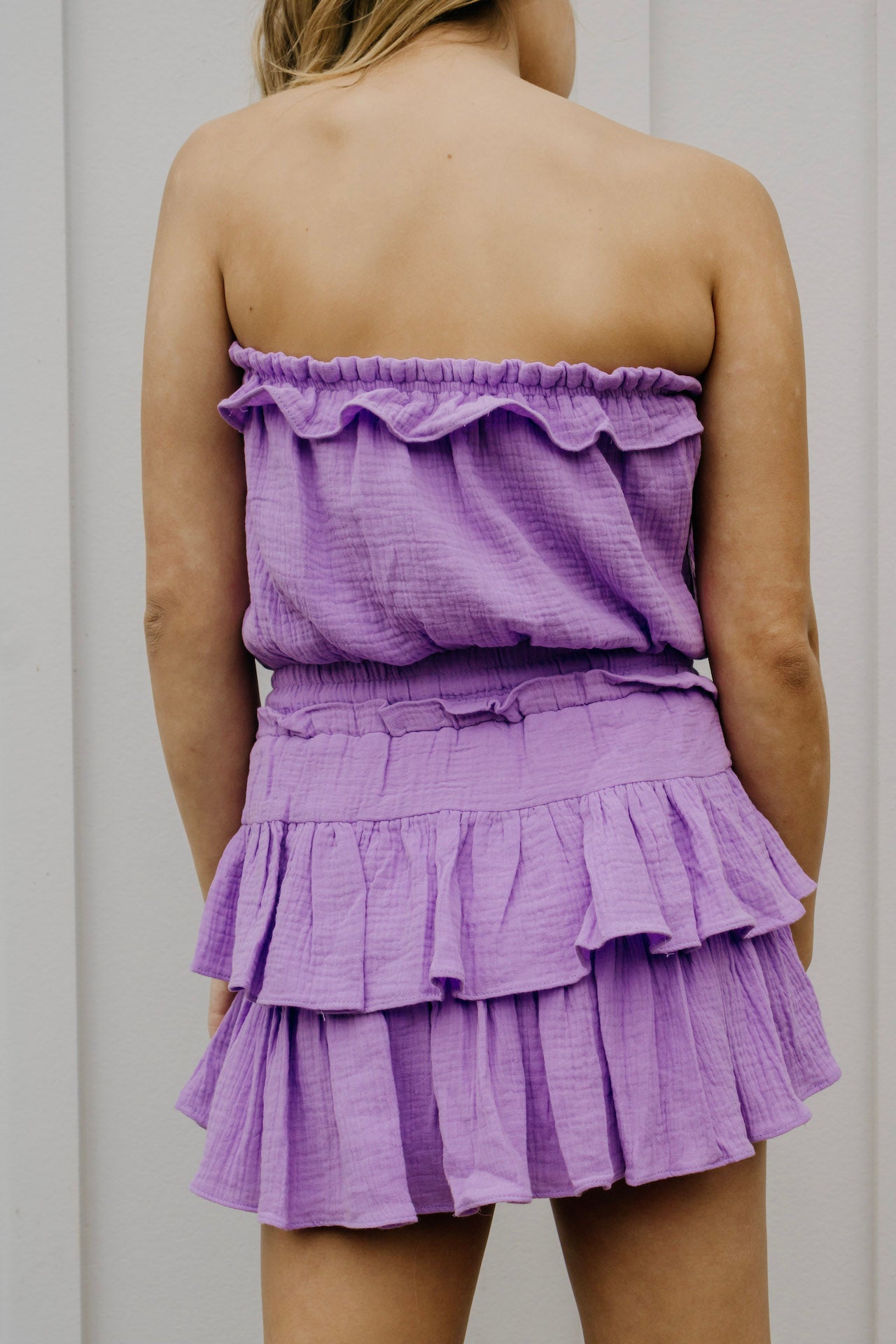 Island Ready Romper In Lavender