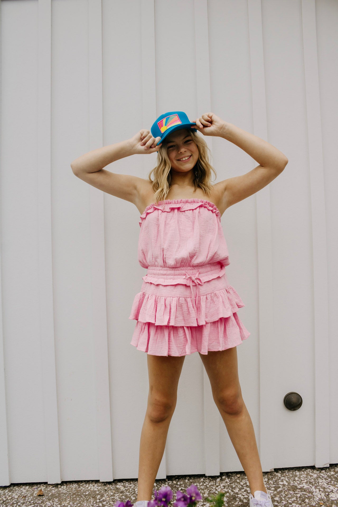 Island Ready Romper In
Light Pink