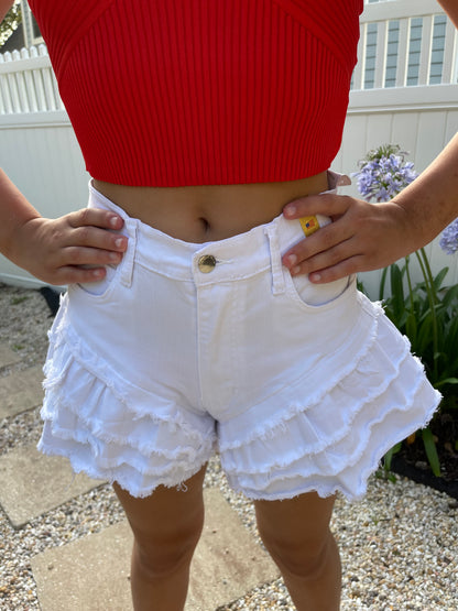 Daisy Ruffle Shorts