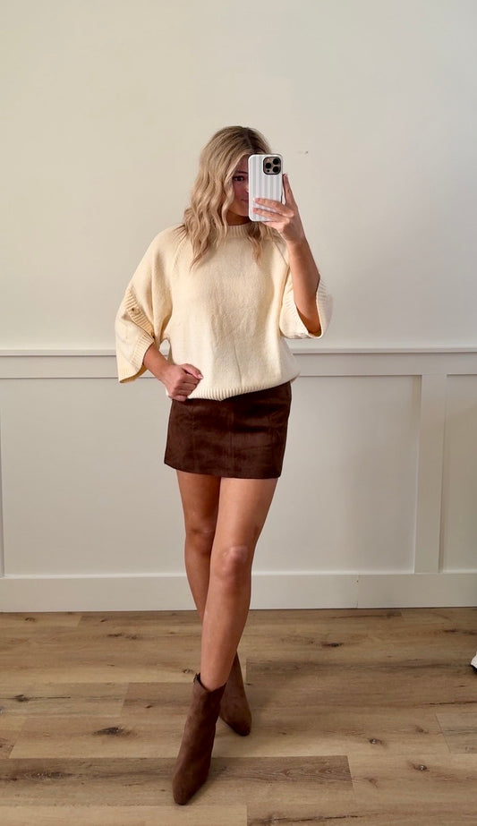 Madison Avenue Cream Sweater