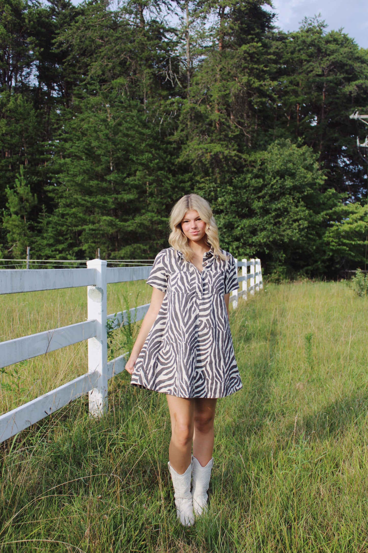 Wild About Texas Denim Dress