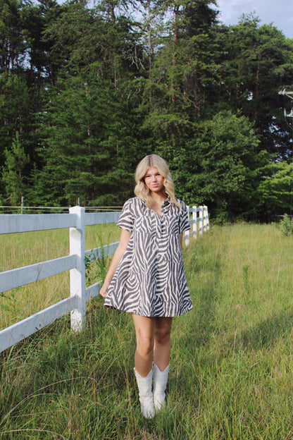 Wild About Texas Denim Dress