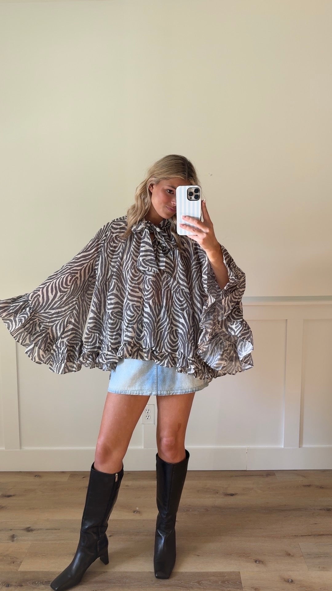 Wild at Heart Ruffle Blouse
