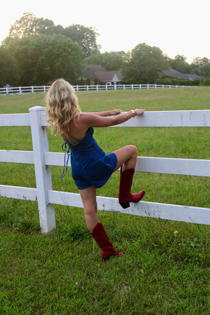 Sundown Denim Romper