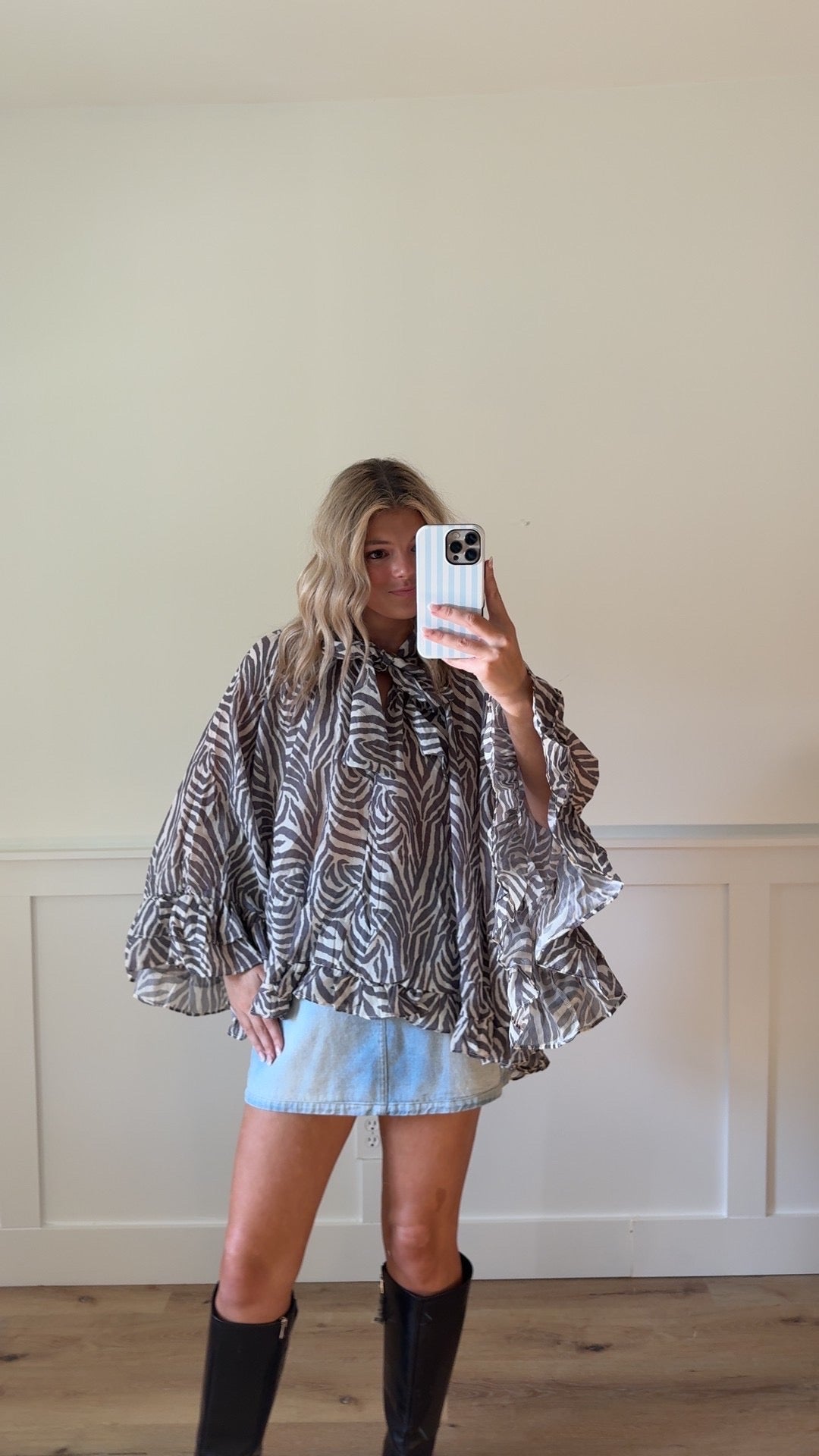 Wild at Heart Ruffle Blouse
