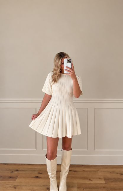 Ivory Belle Knit Dress