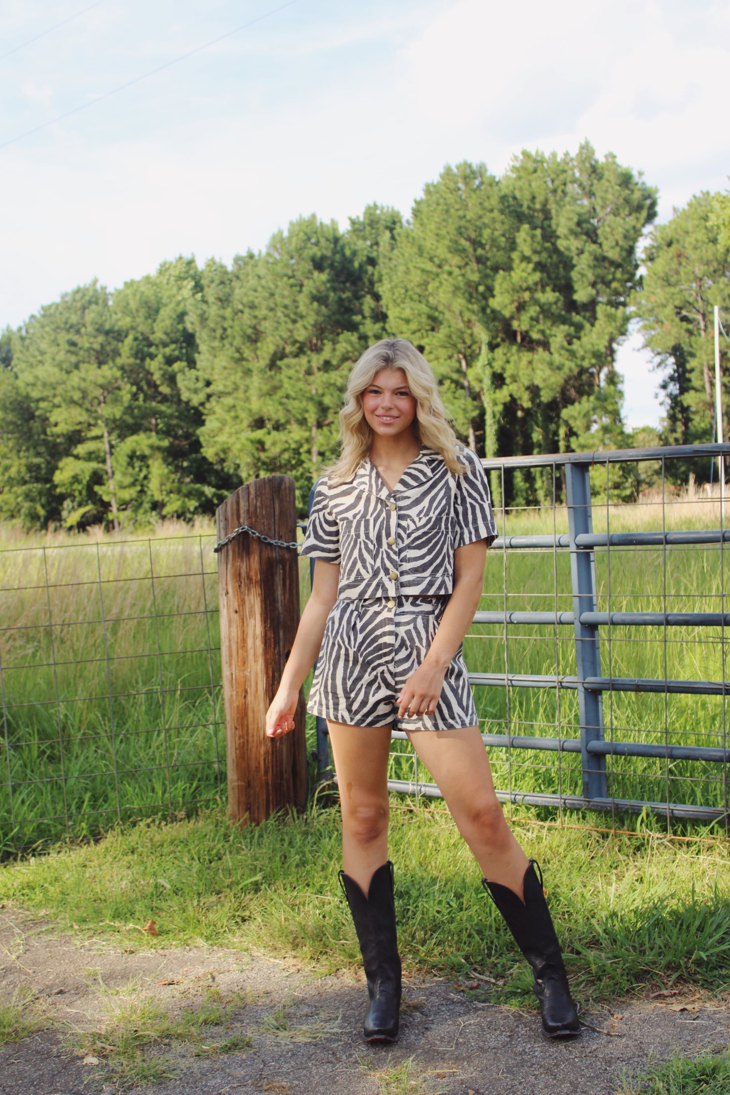 Two Step Denim Set
