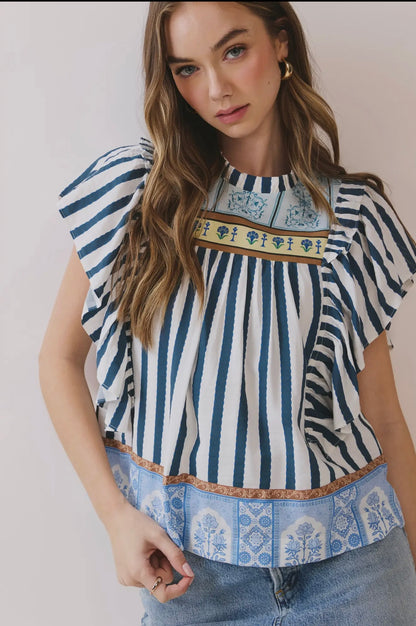 Azure Bloom Top