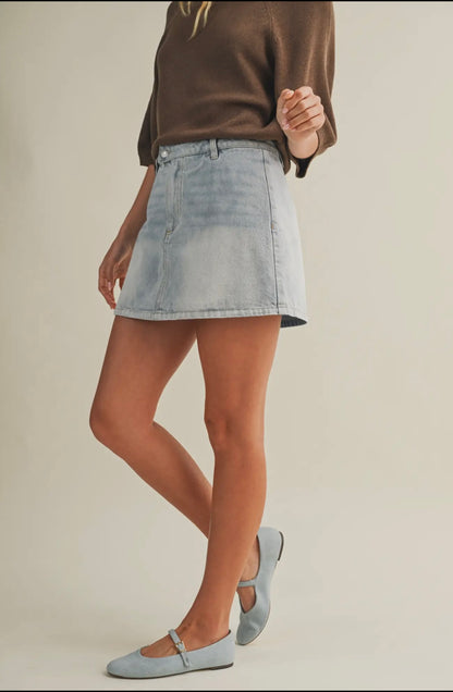 The Heritage Denim Skirt