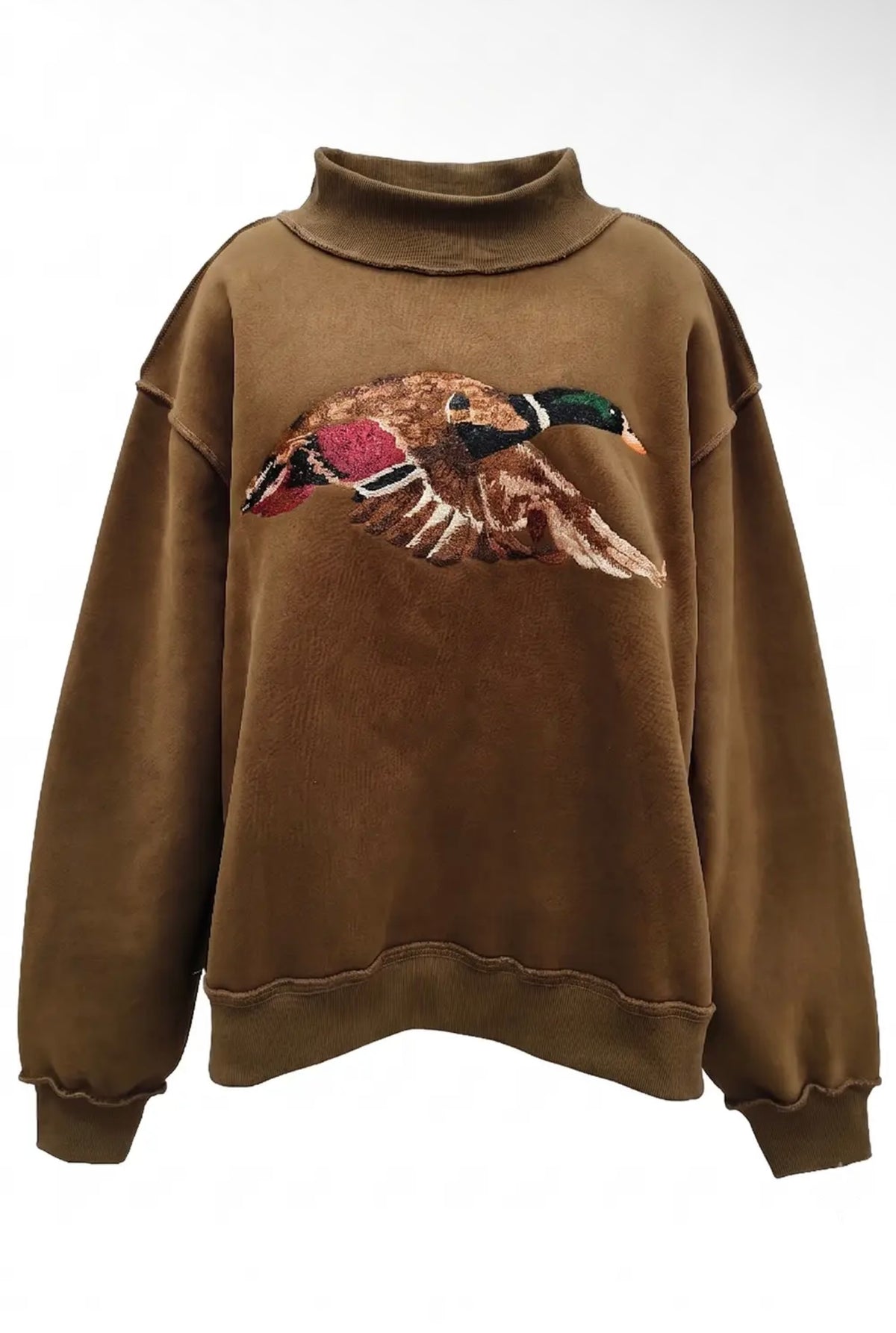 Mallard Club Mockneck - Brown
