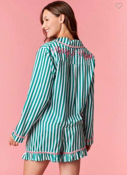 Merry And Bright Striped Pajamas