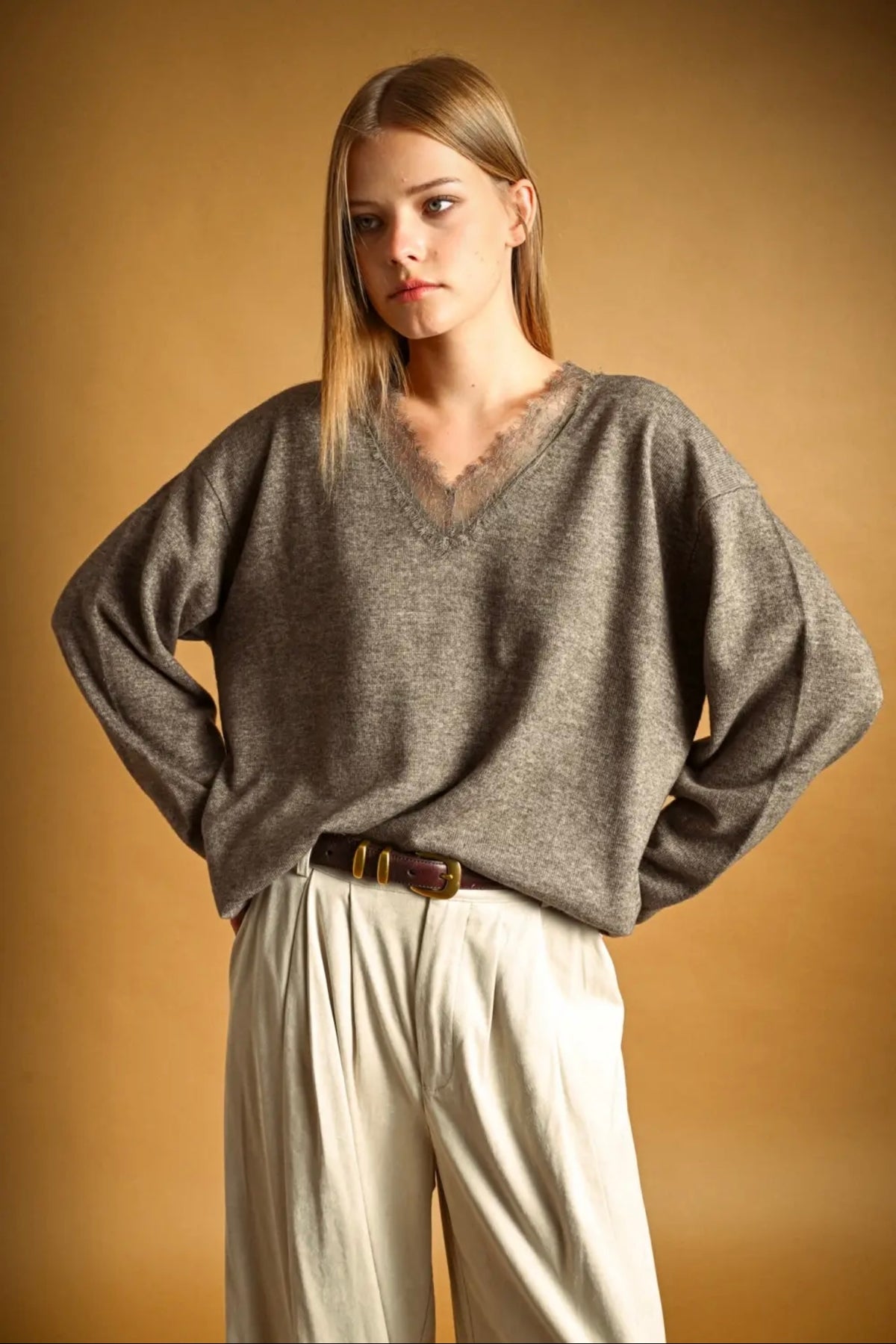 Willow Lace Knit Top