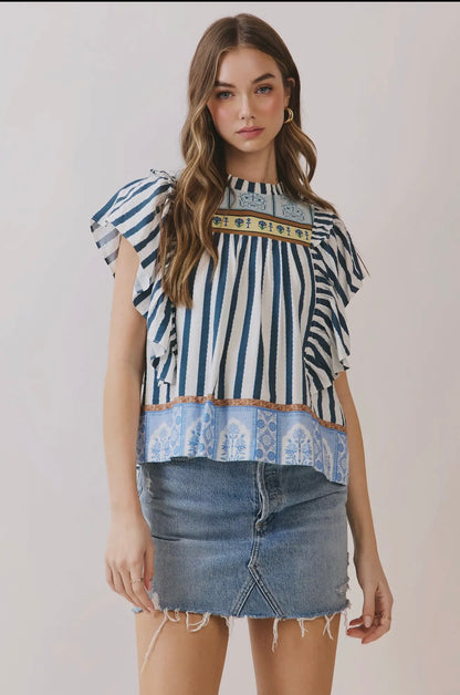 Azure Bloom Top