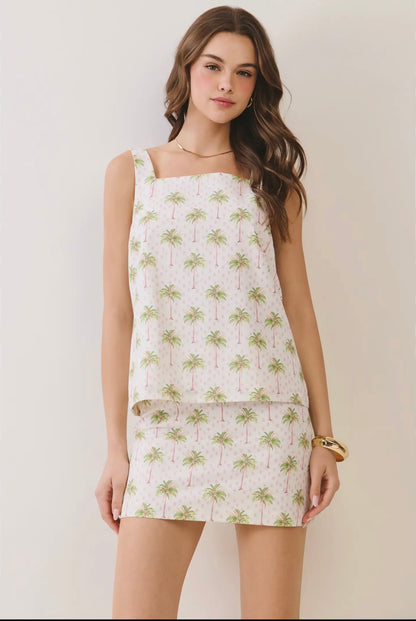 Pink Palm Set