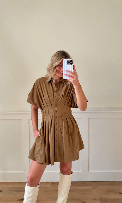 Sutton Suede Dress